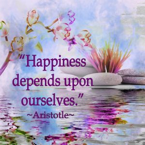 Hapiness depends upon ourselves